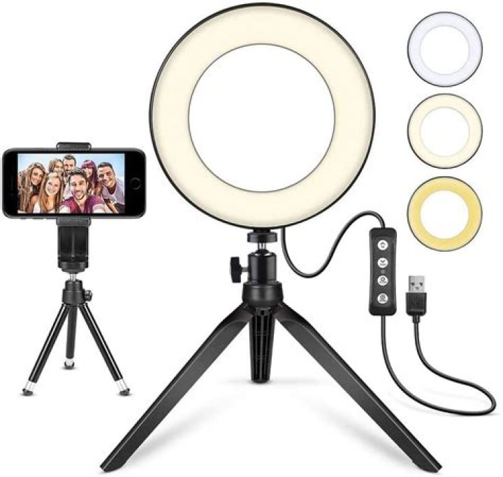 MACTREM LED Ring Light with Tripod for onlyfans and tik tok